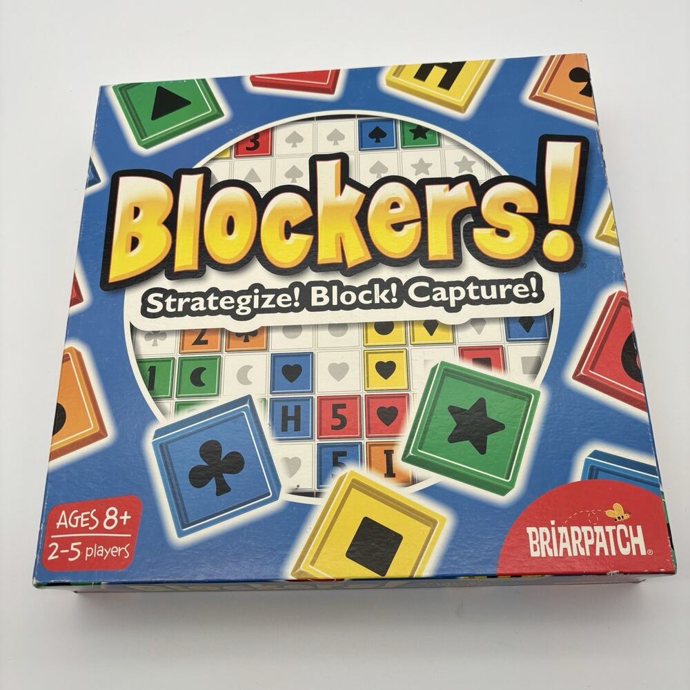 BLOCKERS Board Game by Briarpatch 2010. Complete. Very Good Condition.